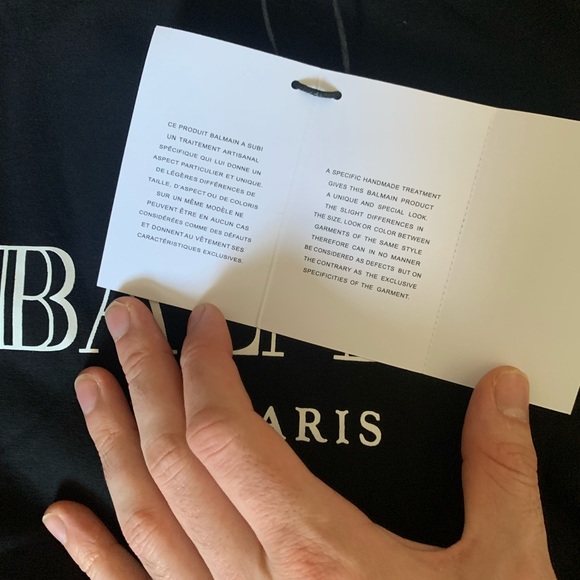 Black balmain tees - Picture 5 of 8